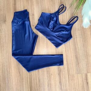 Conjunto calça básica marinho