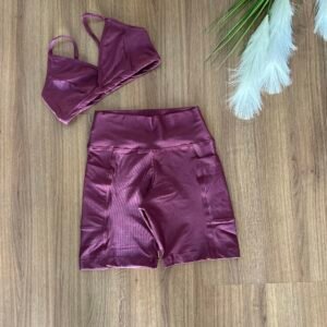 Conjunto bermuda bolso