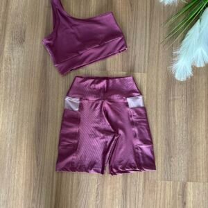 Conjunto bermuda bolso